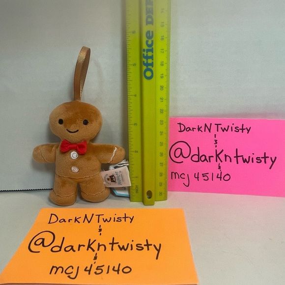 BNWT JELLYCAT FESTIVE FOLLY GINGERBREAD FRED(only) - Picture 5 of 8